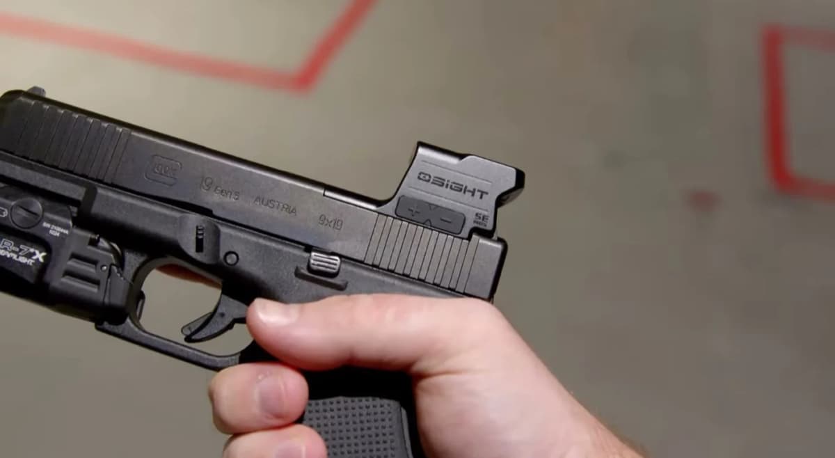 Osight SE MOS: Enclosed Direct-Mount Red Dot for Glock MOS