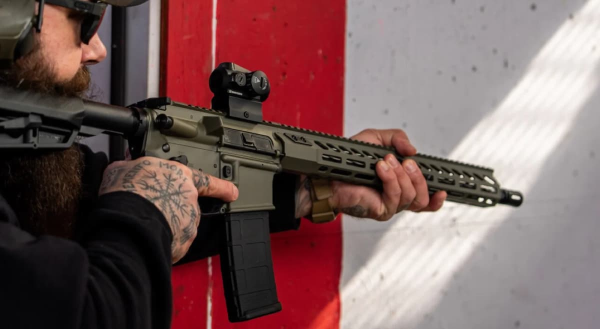SIG Sauer M400 Forge: $999 AR-15 With Factory TriggerTech, Breek Warhammer, Romeo MSR, and a Hammer-Forged Barrel header image