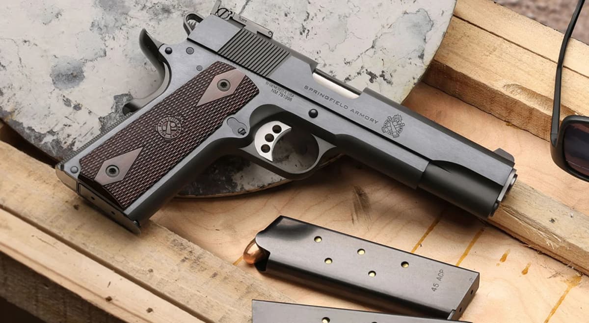 Springfield Armory 1911 Garrison Target: Adjustable Sights, Match Barrel, and a $999 MSRP in .45 ACP and 9mm header image