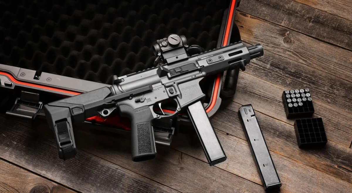 Springfield SAINT Victor 5.5" 9mm PDW: $1,399 Direct Blowback with HBPDW Brace header image