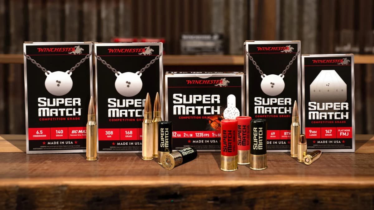 Winchester Super Match: 19 Competition Loads Now Shipping header image