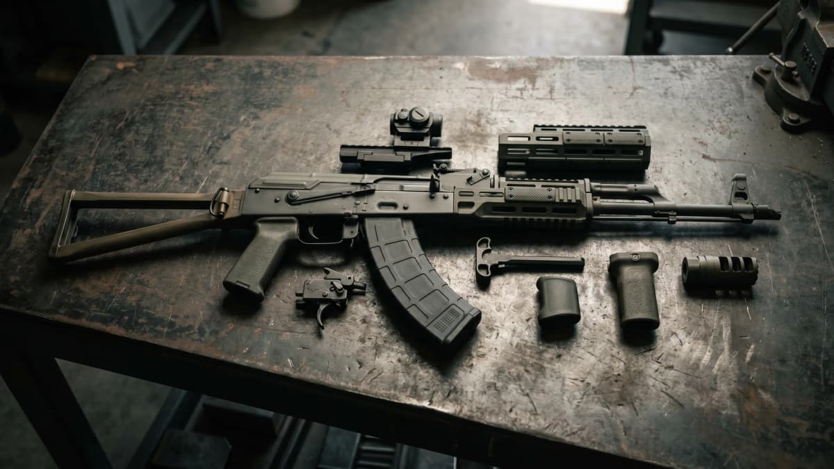 AK-47 Accessories & Upgrades: Optics, Triggers, Stocks & Mounts header image