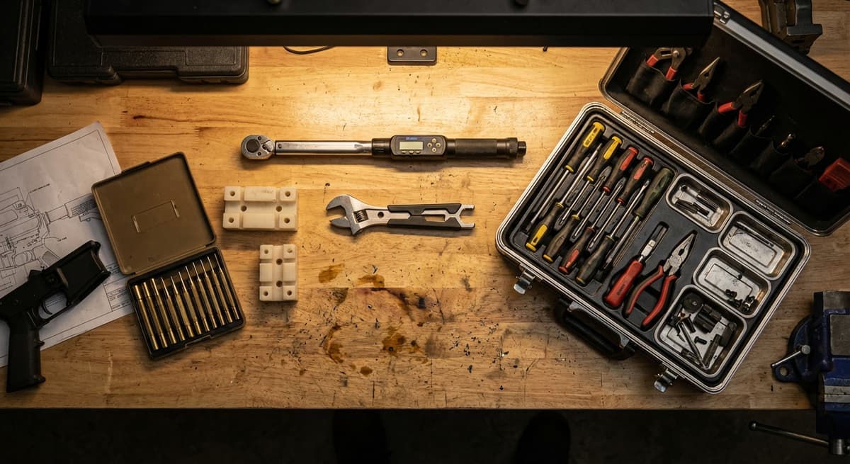 AR-15 Build Tools 2026: Complete Kit List ($100 Budget to $500 Pro Setup) header image