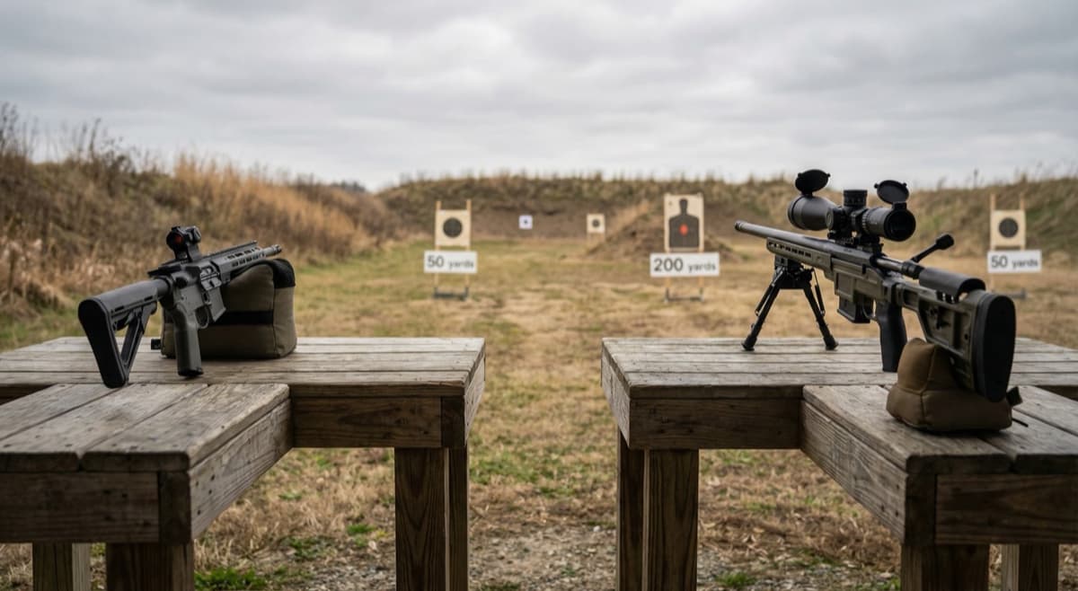 Beginner decision-flow visual contrasting lightweight training path and precision power path