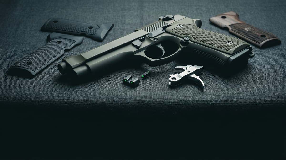 Best Beretta 92 Upgrades 2026: Grips, Triggers, Springs & Sights Ranked (92FS, 92X, M9) header image