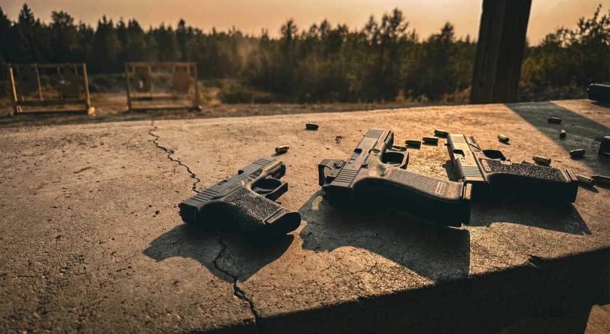 Best 9mm Pistols 2026: Top 8 Handguns Ranked (Glock 19, P365, Walther PDP, CZ) header image