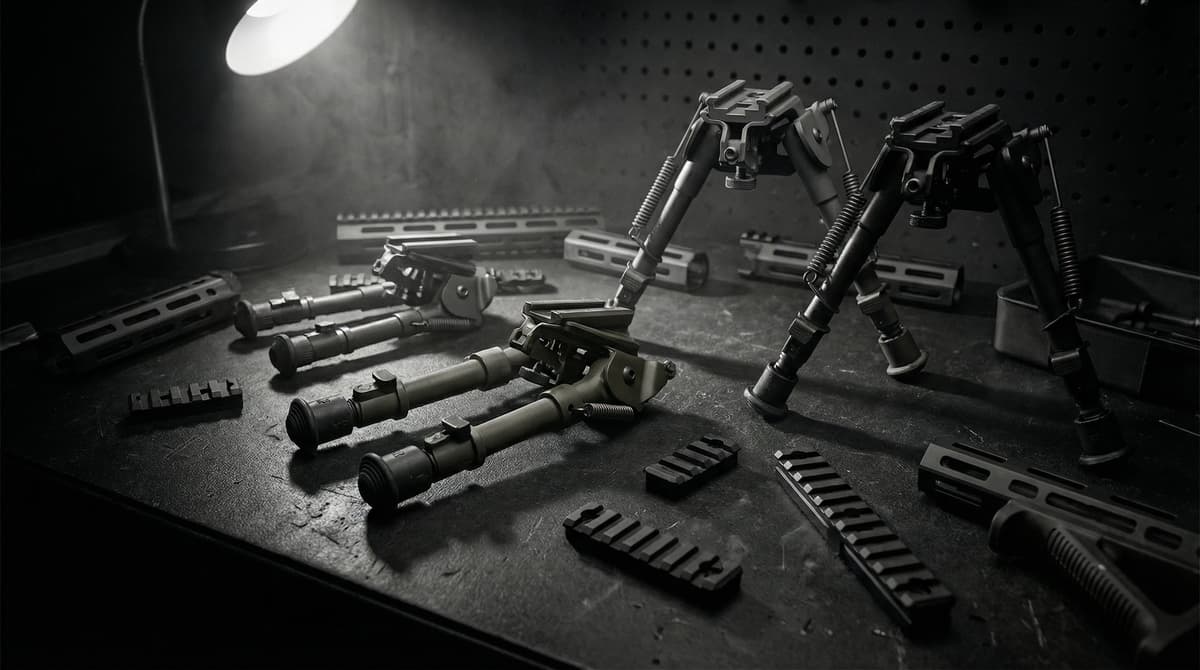Best AR-15 Bipod 2026: Best Rifle Bipod Picks Ranked (M-LOK & Picatinny) header image
