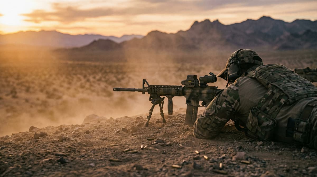 Civilian IAR Build Guide 2026: AR-15 Automatic Rifle Setup (Block 2, Hopsaw, Belt-Fed) header image