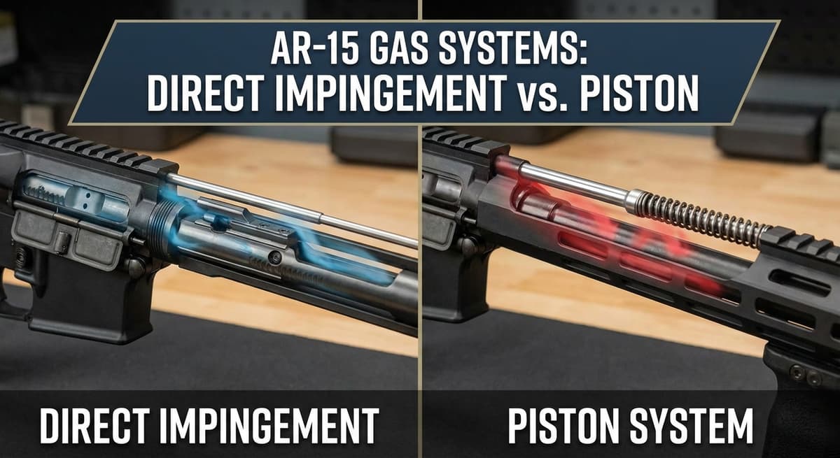 DI vs Piston AR-15 2026: Which Gas System Wins? (Weight, Reliability, Suppressors) header image