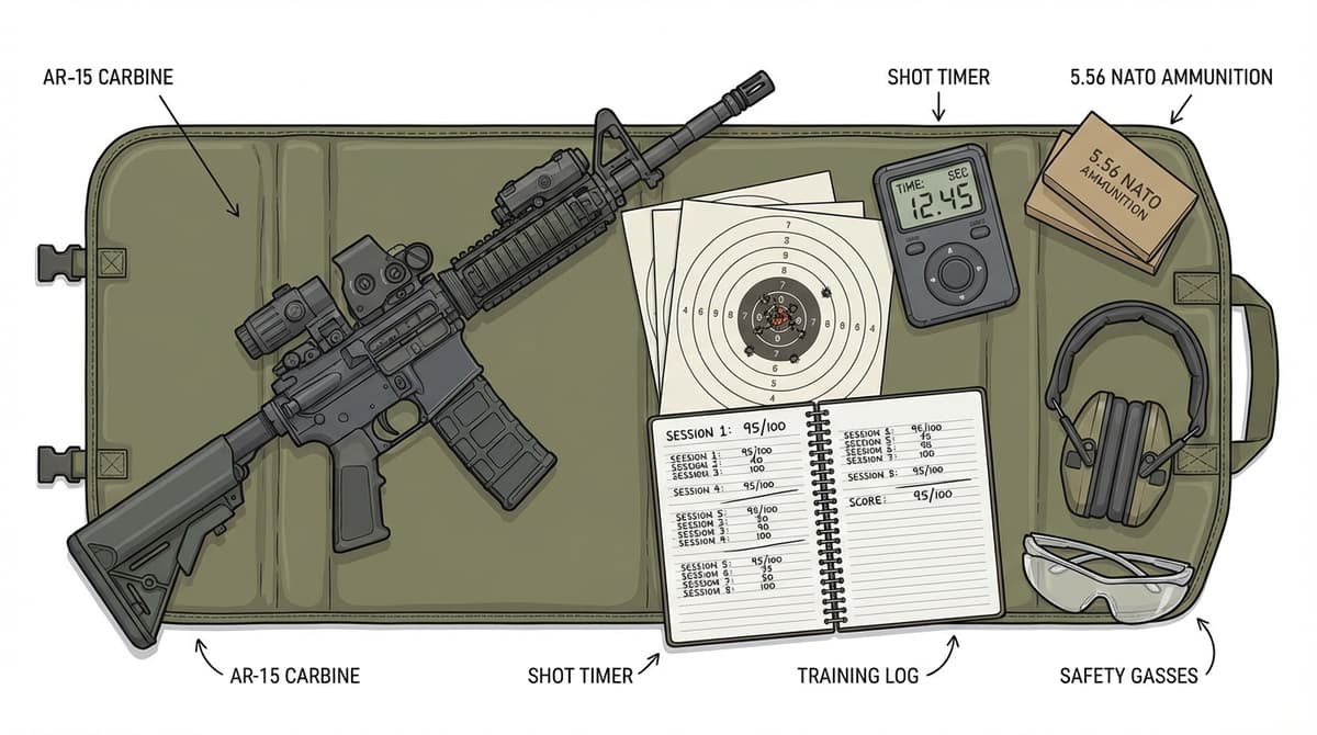 First 1000 Rounds 2026: New AR-15 Owner Training Plan header image