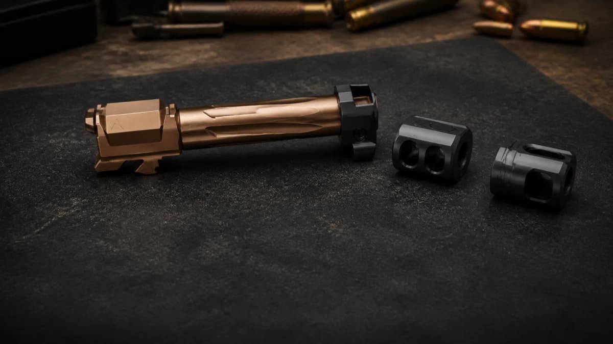 Best Glock 43X Compensators 2026: Radian, PMM & More header image