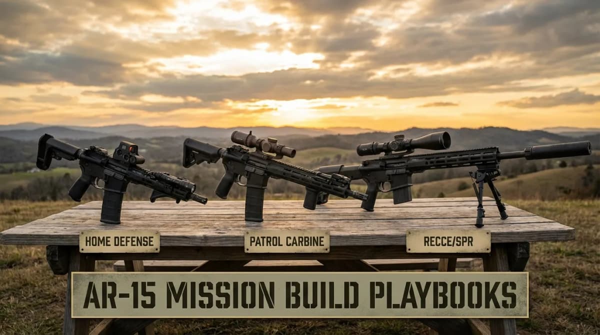 AR-15 Build Guide 2026: Home Defense, Recce & Patrol Rifle Complete Parts Lists header image