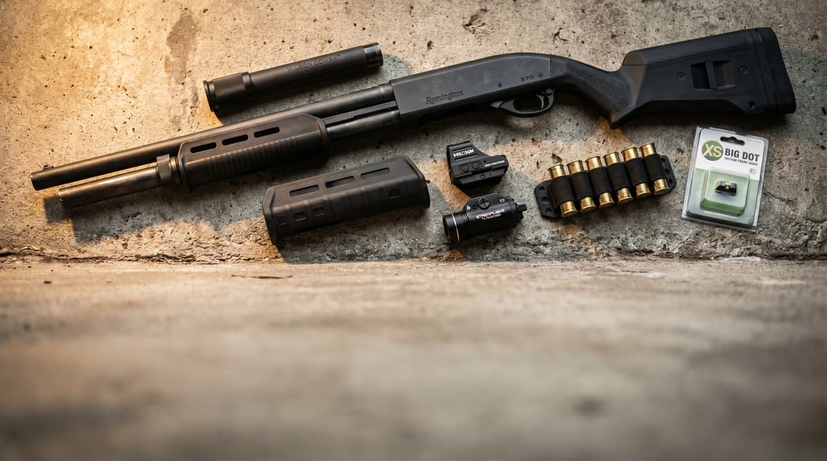 Remington 870 Upgrades: Mag Tubes, Stocks & Optic Mounts header image