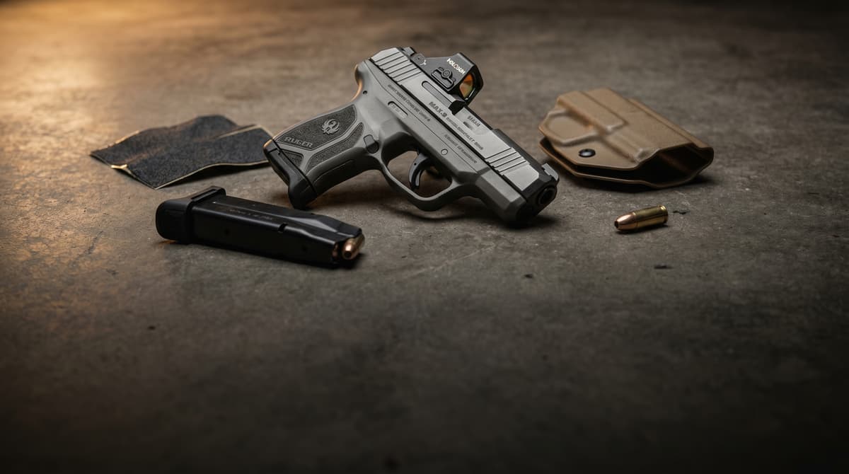 Best Ruger Max-9 Accessories 2026: Optics, Sights, Magazines & Holsters Ranked (Holosun, Swampfox, Night Fision, Galloway)