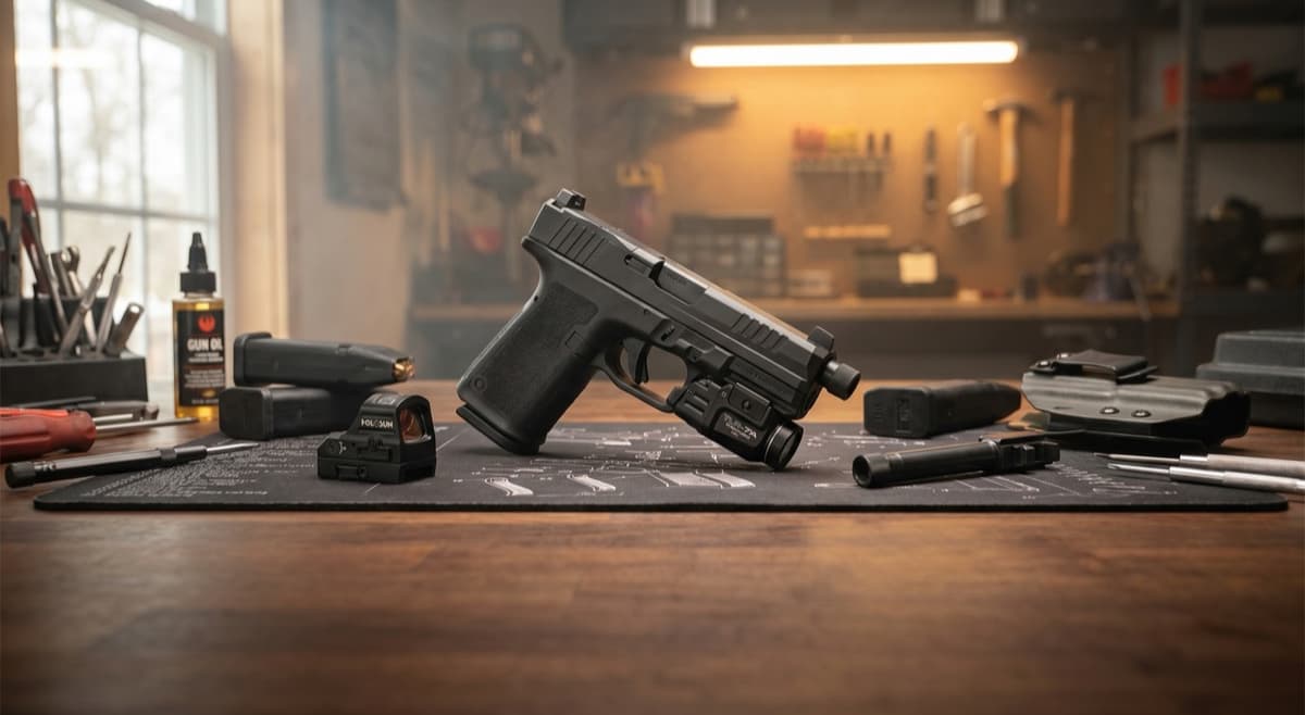 Best Ruger RXM Accessories 2026: Glock-Compatible Parts, Optics, Triggers & Holsters Ranked header image