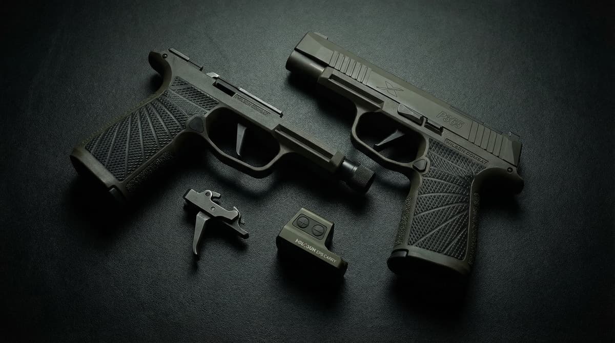 Best SIG P365 Upgrades 2026: Grip Modules, Triggers, Optics & Barrels Ranked header image