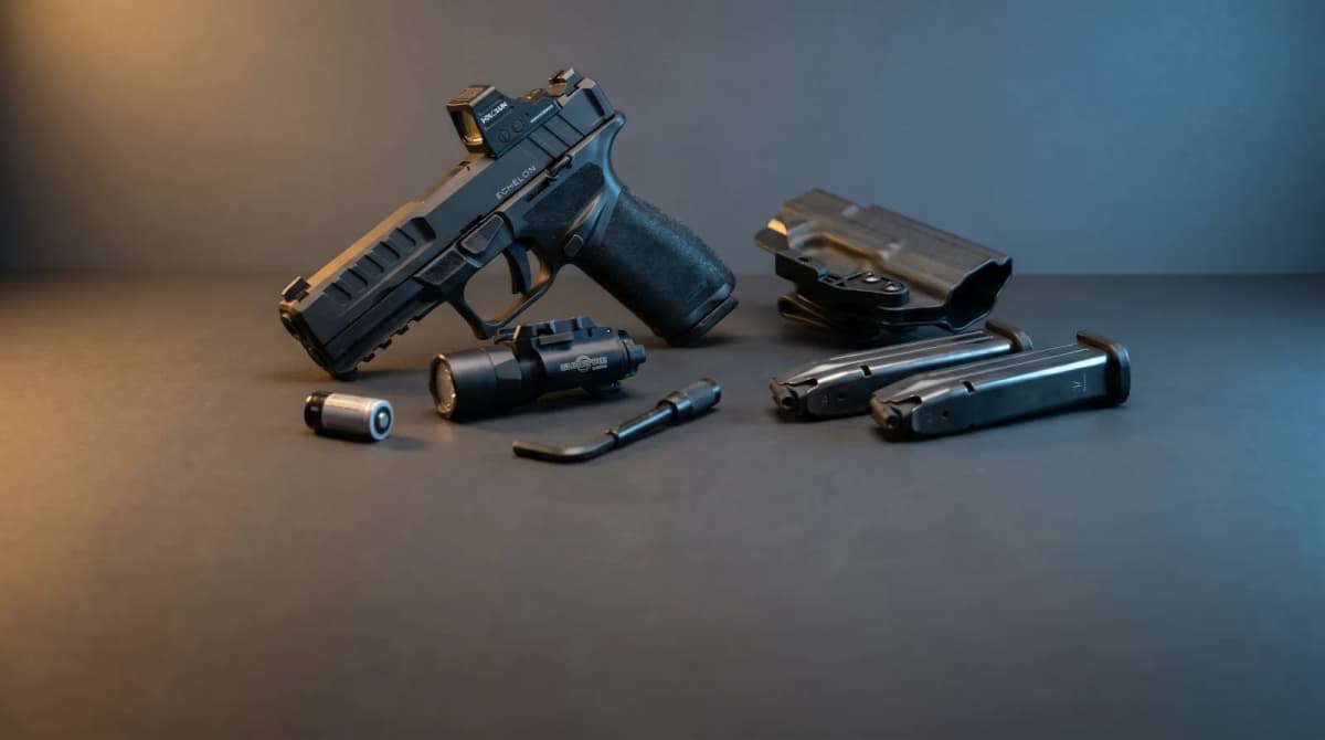 Best Springfield Echelon Upgrades 2026: Optics, Lights, Holsters & Accessories Ranked (Holosun, SureFire, Safariland) header image