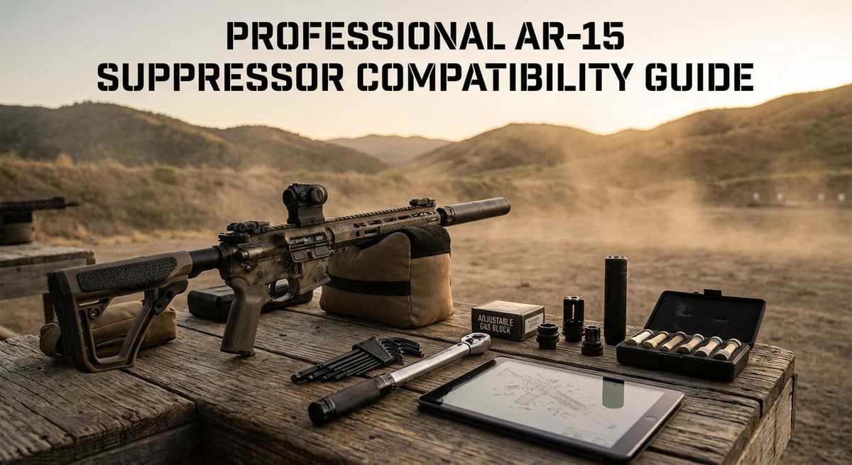 AR-15 Suppressor Setup 2026: Complete Compatibility & Tuning Guide