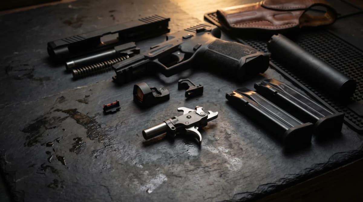 Taurus TX22 Upgrades: FRT Trigger, Optics, Mags & Holsters Ranked header image