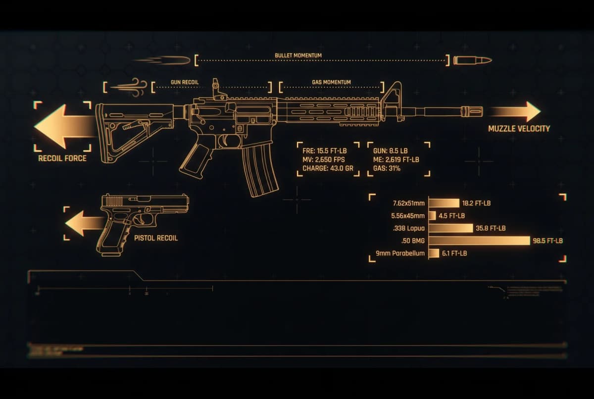 Recoil & Muzzle Energy Calculator illustration