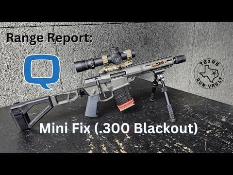 Range Report: Q Mini Fix (.300 Blackout Pistol) - A firearm with an identity crisis