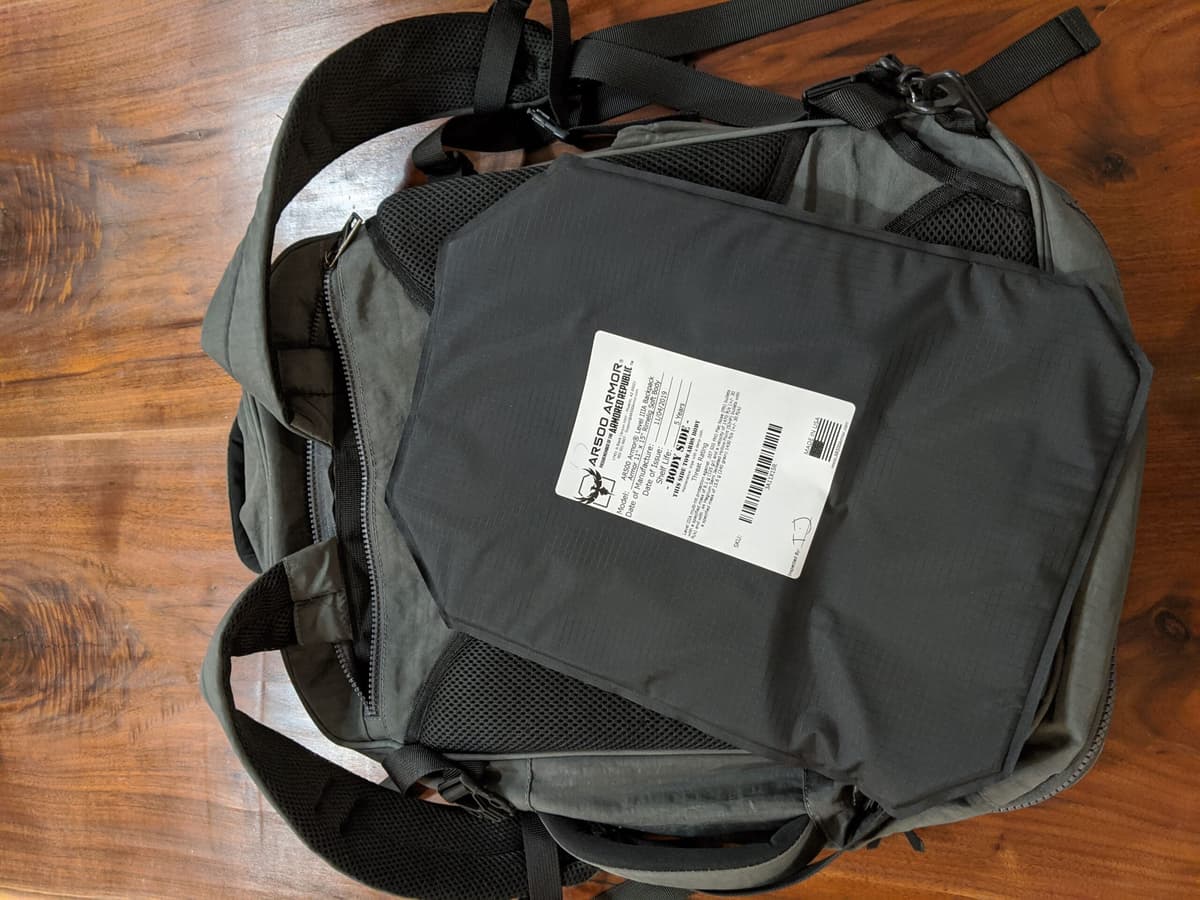 S2 Level IIIA Backpack Armor Insert