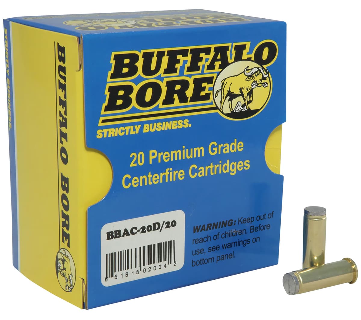 Buffalo Bore Standard Pressure 38 Special 150gr Hard Cast Wadcutter product image