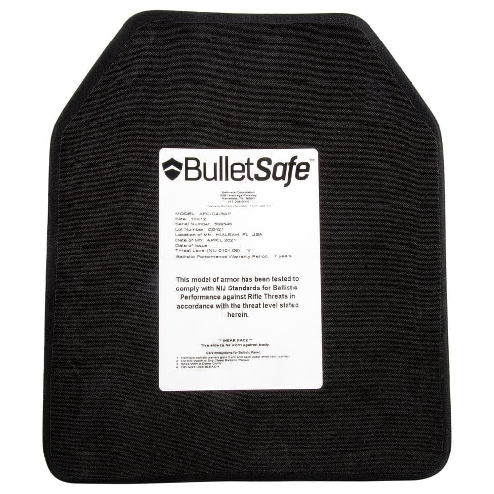BulletSafe Level IV Standalone Plate