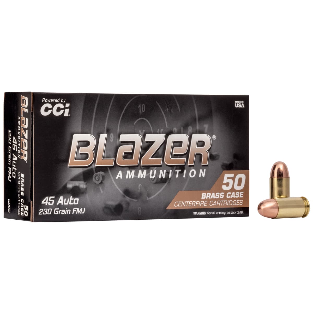 CCI Blazer Brass 45 Auto 230gr FMJ