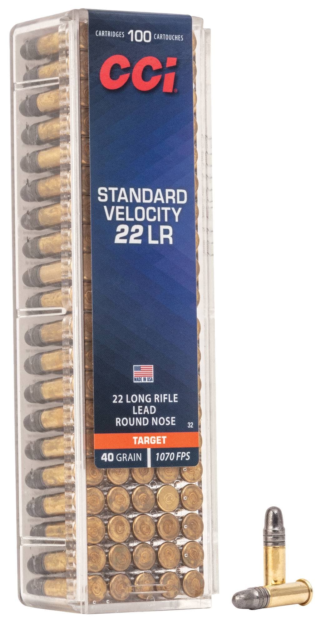 CCI Standard Velocity .22 LR 40gr LRN