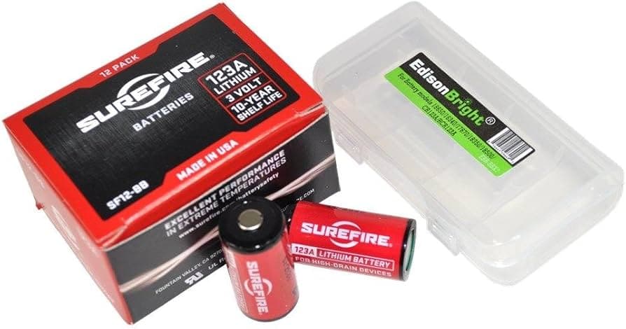 SureFire CR123A Batteries (12-Pack)