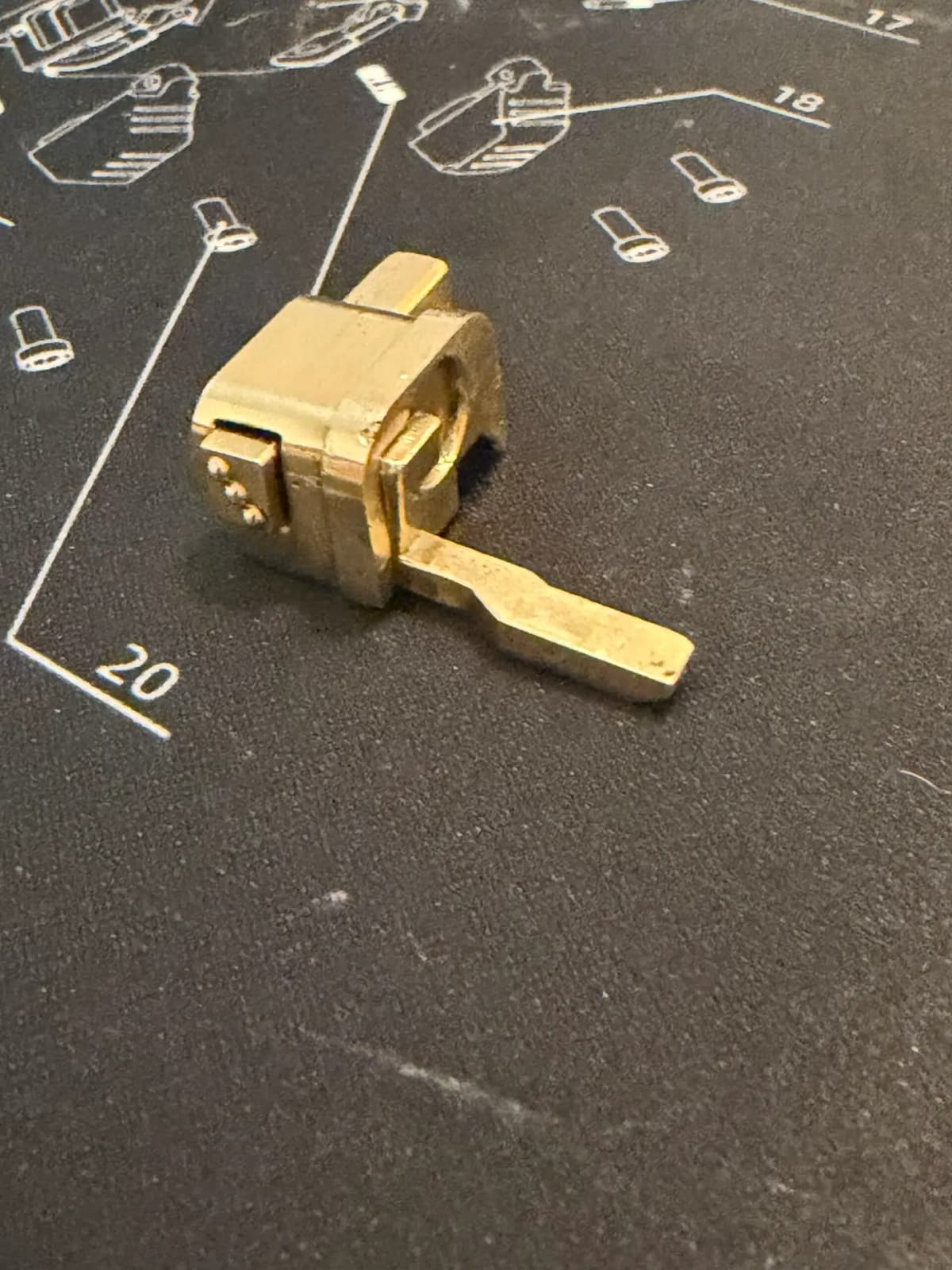 DMR M&P 2.0 Forced Reset Trigger (FRT) - CNC Nickel Aluminum Bronze Edition