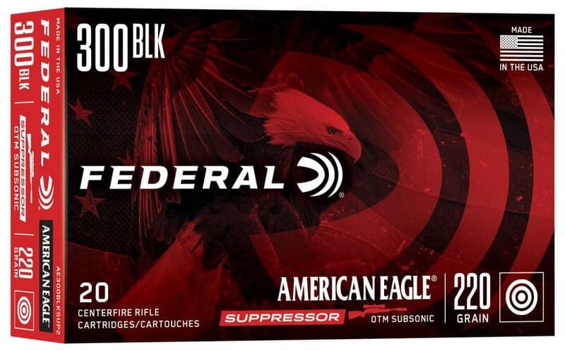 Federal American Eagle 220gr OTM Subsonic