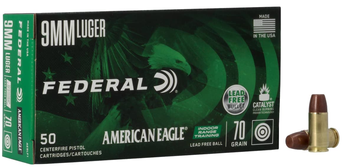 Federal American Eagle IRT Lead Free 9mm 70gr