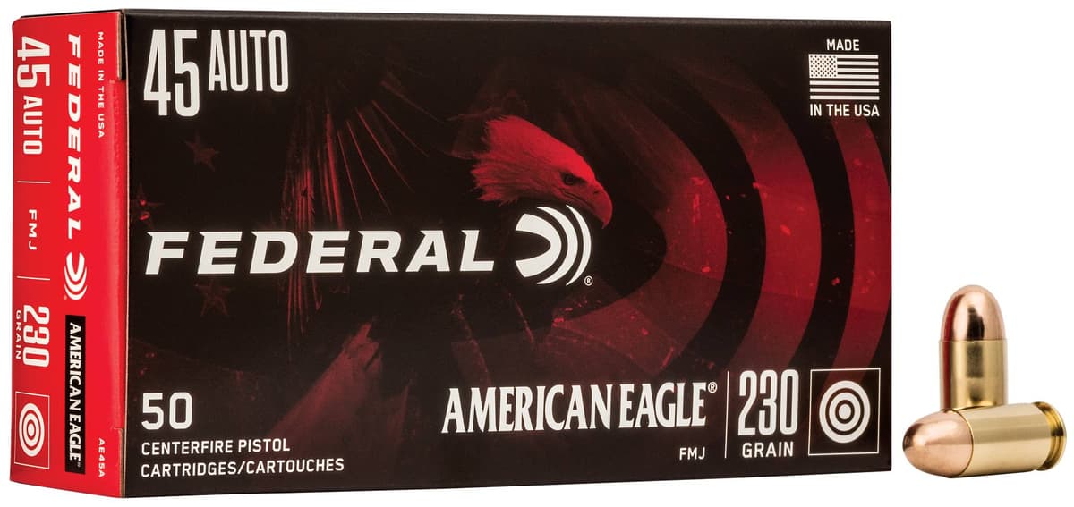 Federal American Eagle 45 Auto 230gr FMJ