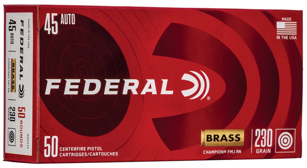 Federal Champion Training 45 Auto 230gr FMJ