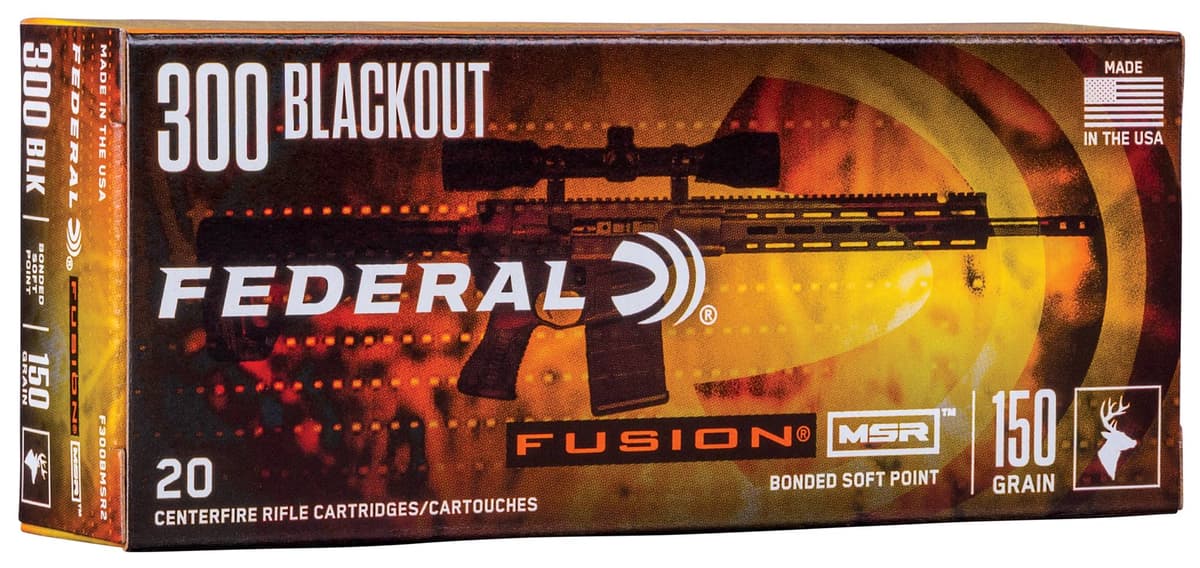 Federal Fusion MSR 300 Blackout 150gr product image
