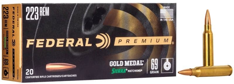 Federal Gold Medal .223 69gr Match product image