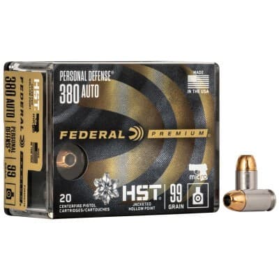 Federal Premium HST 380 Auto 99gr JHP product image