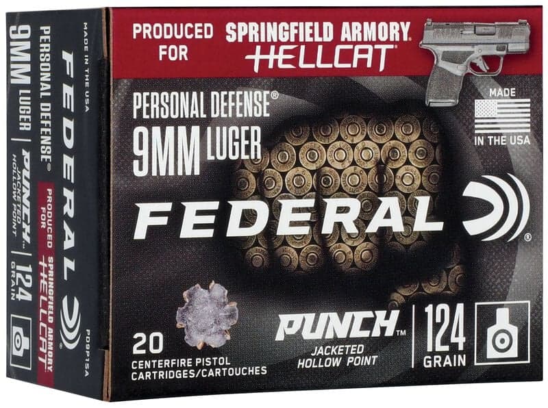 Federal Punch 9mm 124gr JHP