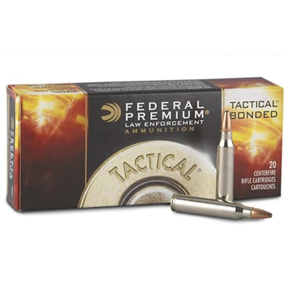 Federal Tactical Bonded .223 62gr SP (LE223T3)