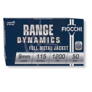 Fiocchi 9mm 115gr FMJ