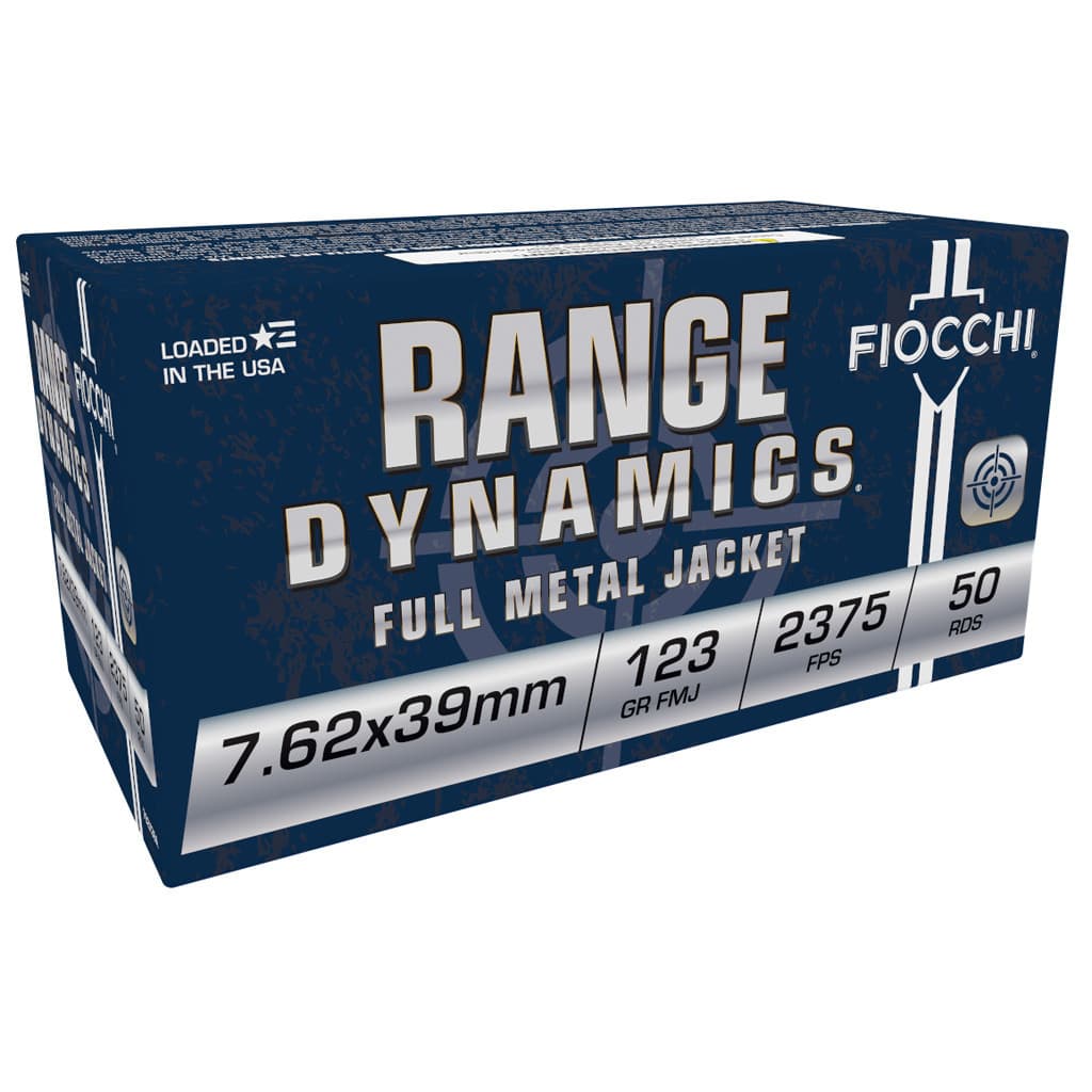 Fiocchi Range Dynamics 7.62x39mm 123gr FMJ