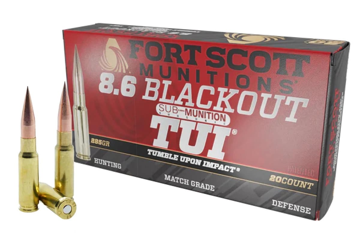 Fort Scott Munitions 8.6 Blackout 285gr TUI Subsonic product image