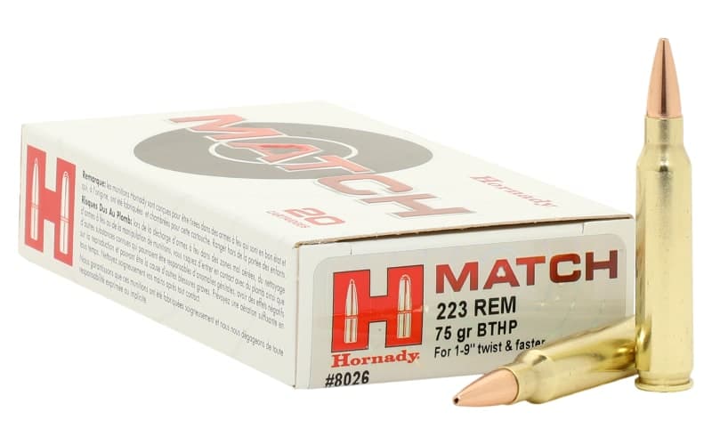 Hornady 75gr BTHP Match