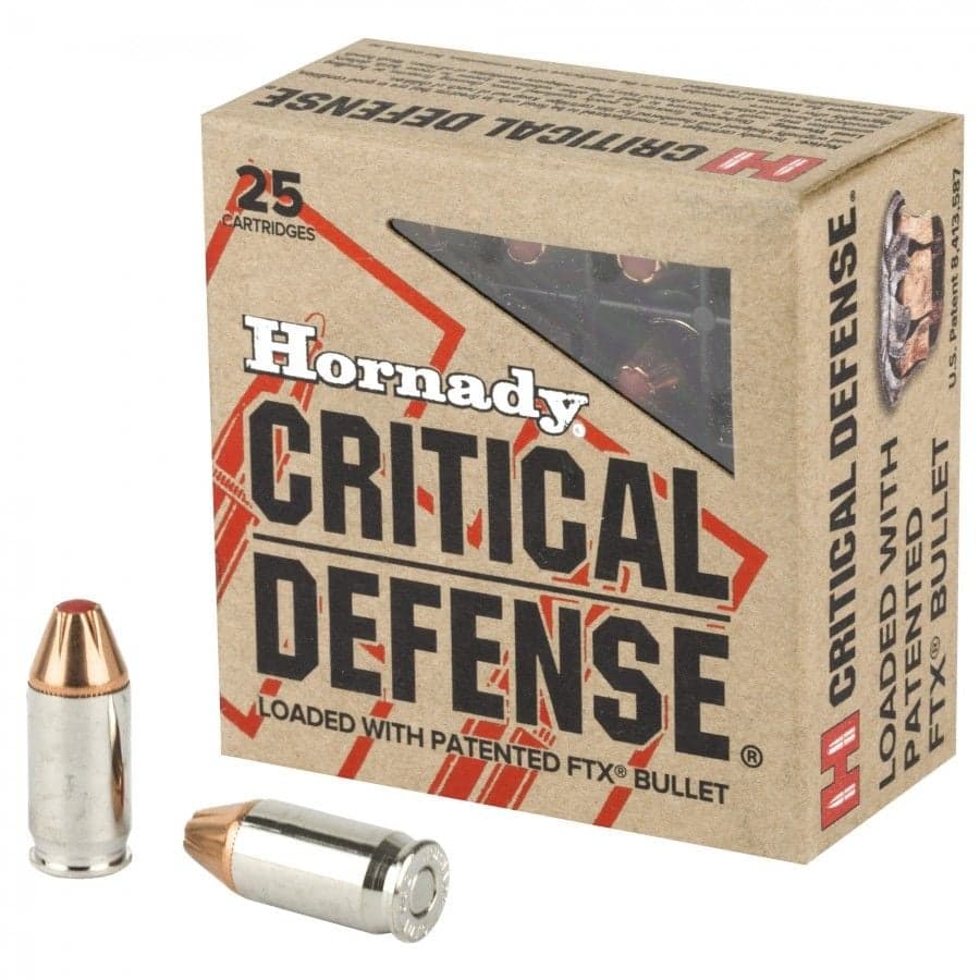 Hornady Critical Defense 380 Auto 90gr FTX