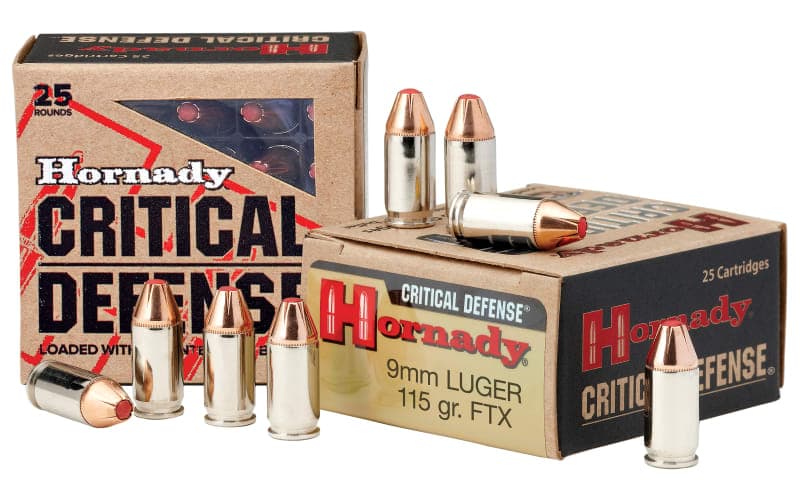 Hornady Critical Defense 9mm 115gr FTX