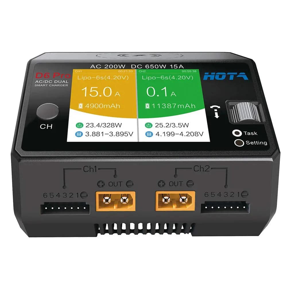 HOTA D6 Pro Dual-Channel Charger