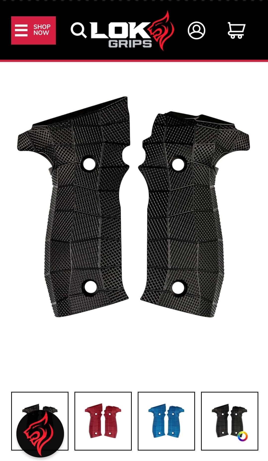 LOK GridLOK Aluminum Grips (P226 DA/SA)