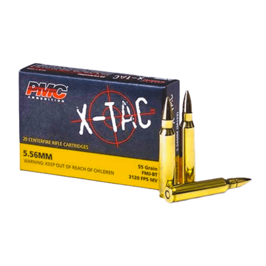 PMC X-TAC 5.56 NATO 55gr FMJ